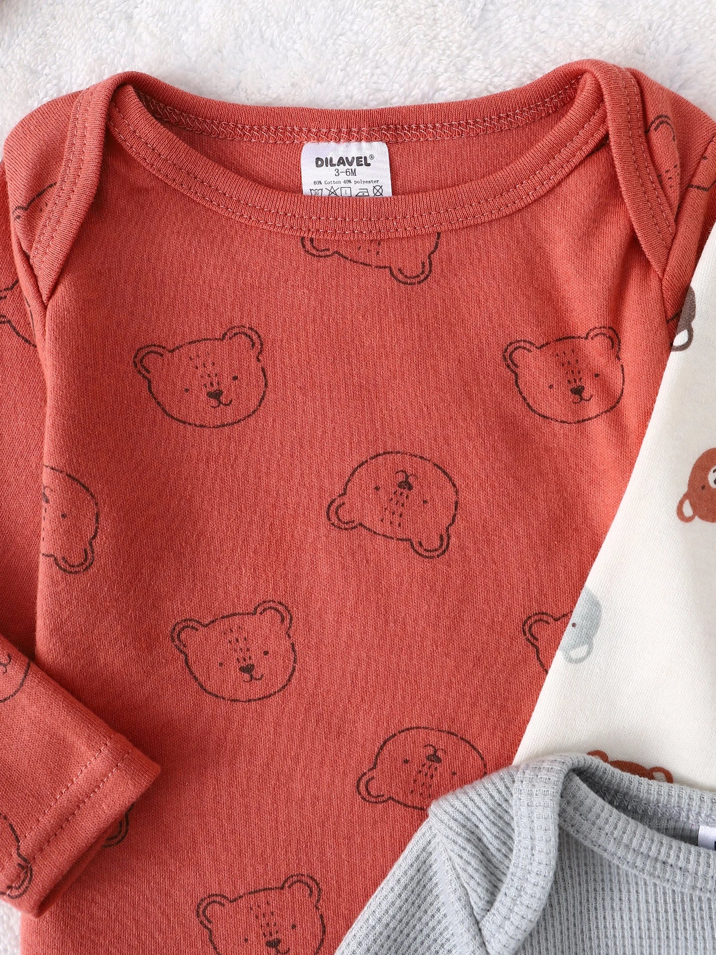 Baby boy clothes 3PCS Baby boy onesie New style Spring/Autumn long-sleeved onesie Cotton fabric Suitable for 0-9months