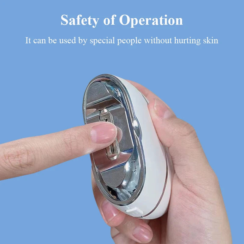 Electric Adult Baby Nail Clippers Cutter Portable Anti-splash Children Kids Nail Trimmers Low Noise Safe Home Manicure Tools