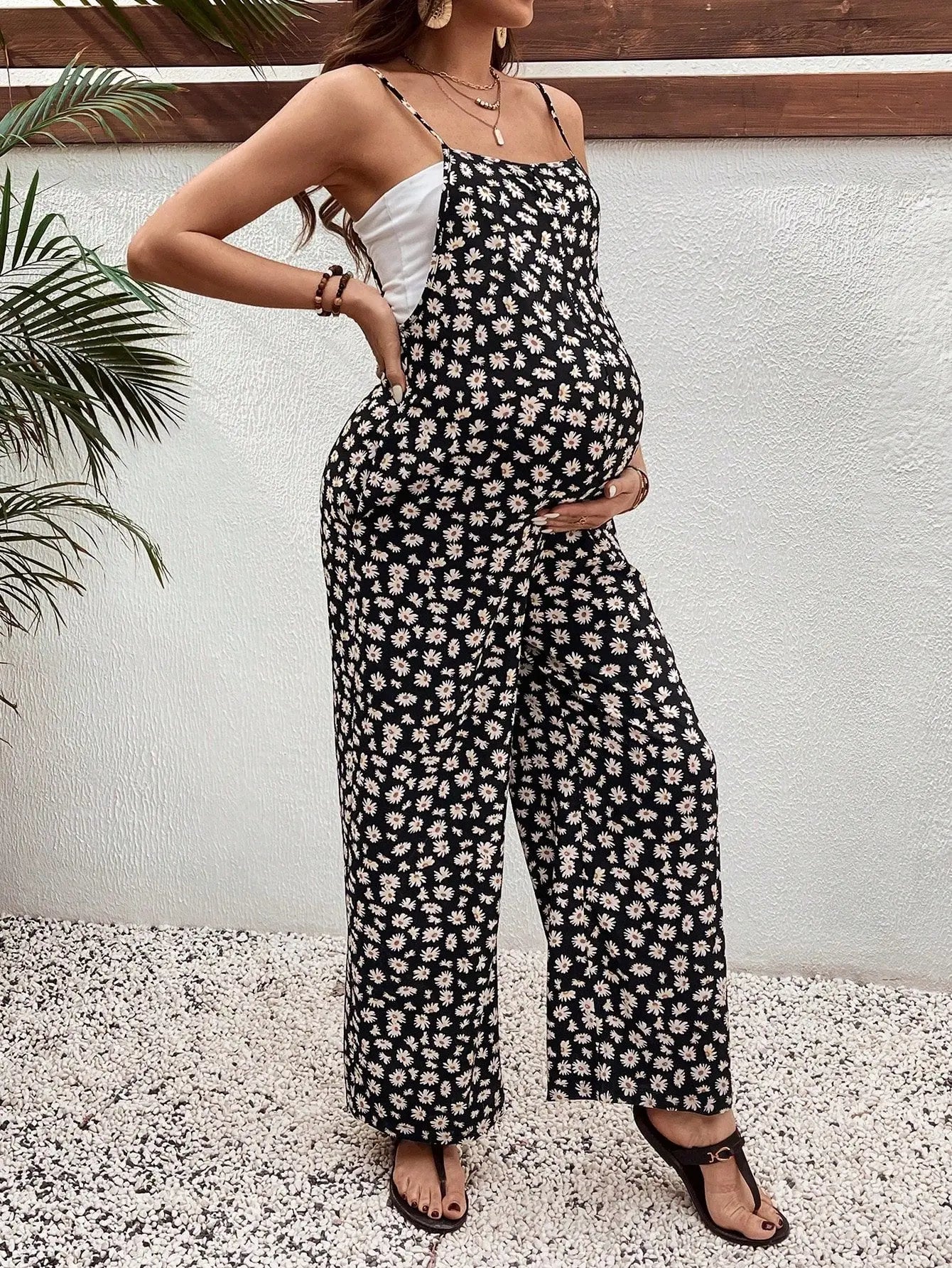 Clothes for Pregnant Women Printed Bohemian Style Pregnant Baby Carrier Pants Spring Summer Maternity Clothing Pregnancy Pants