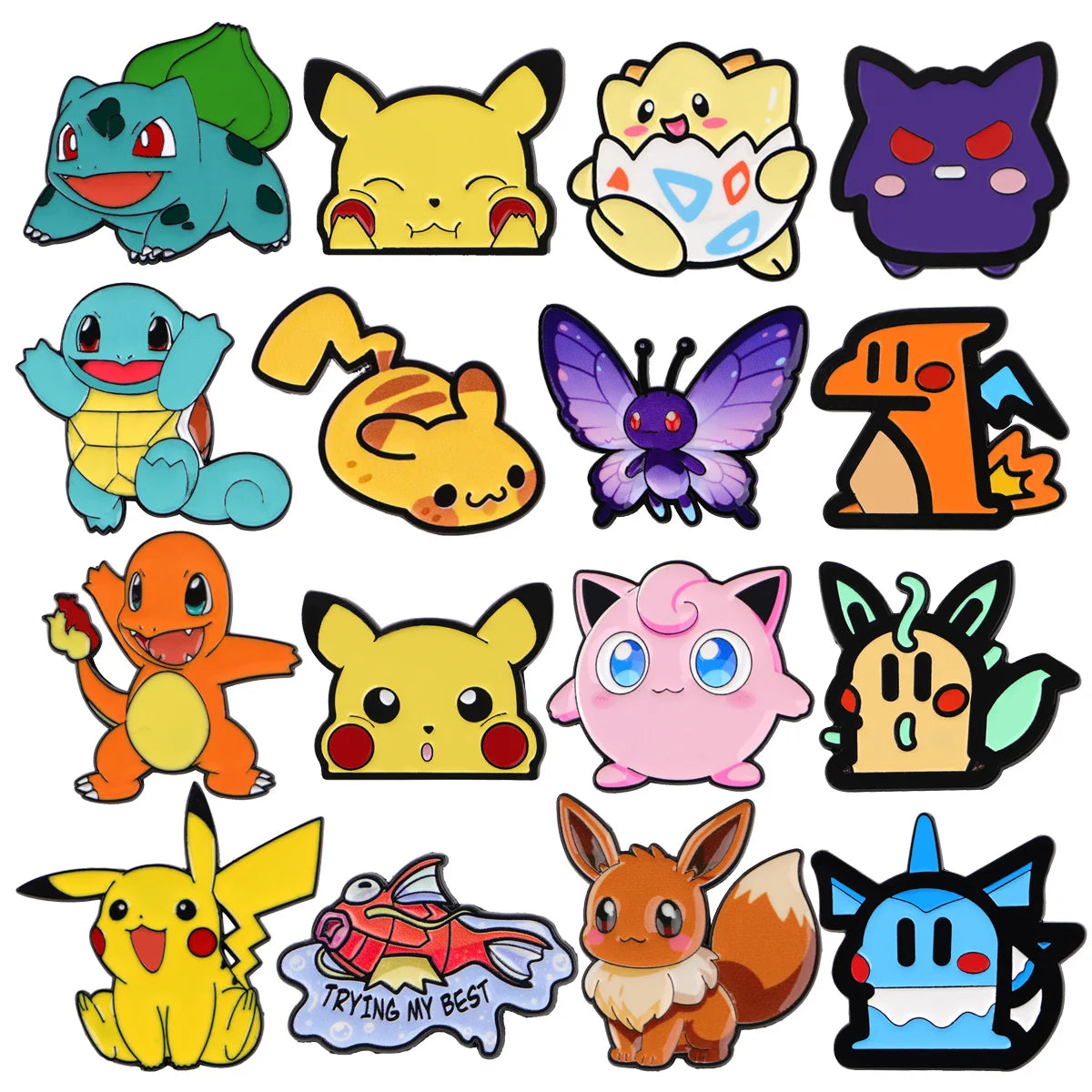 Mix 1-13pcs/set Kawaii Elves Series Enamel Pin Anime Metal Brooch Backpack Hat Bag Collar Badges Fashion Jewelry Collection Gift