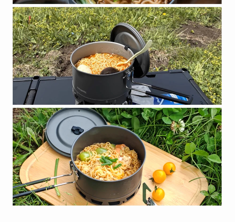 Fire-Maple Petrel Ramen Pot Ultralight Heat Exchanger Lightweight Portable Pot for Hiking Travel Camping Backpacking