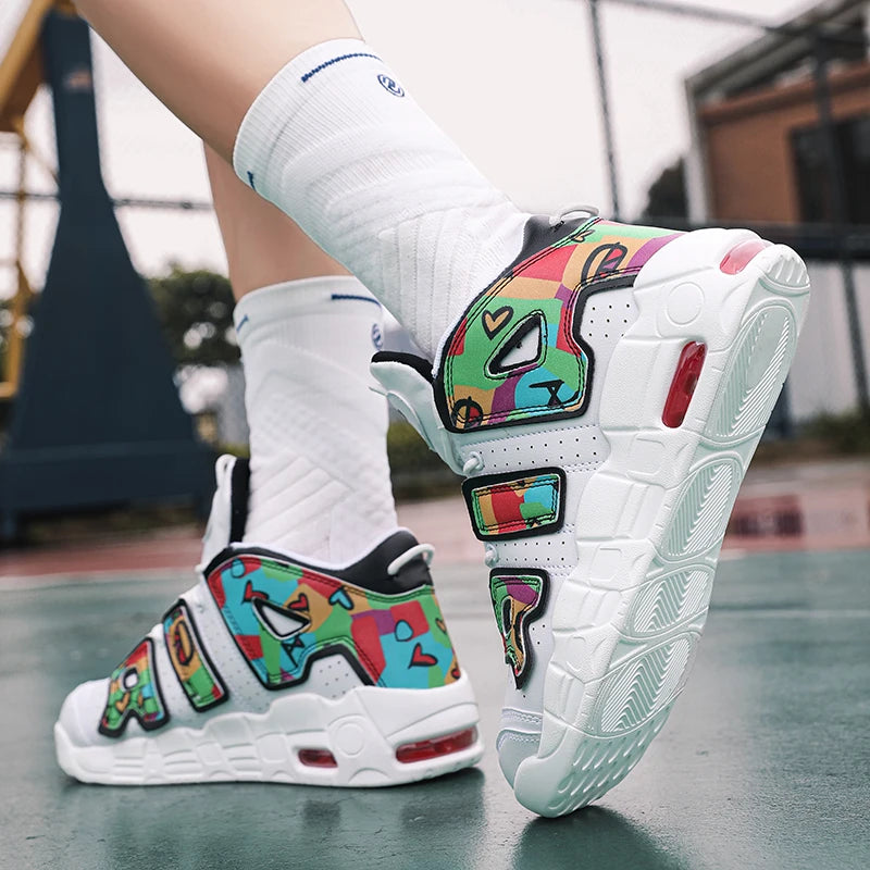 New Sports Shoes for Sneakers Women Fitness Sport Leather Casual Basketball Shoes Men Breathable Running Couple Shoes