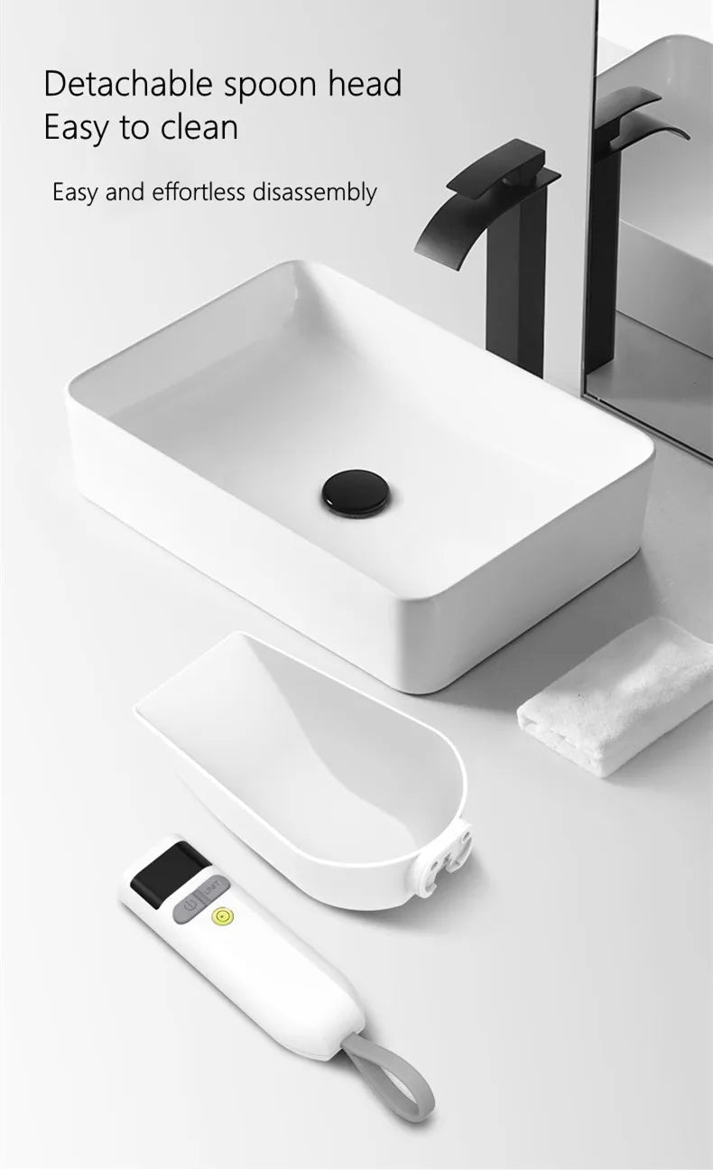 800g/1g Portable LCD Digital Kitchen Scale Home Electronic Measuring Tool  Pet Dog and Cat Digital Feeding Bowl Weighing Spoon