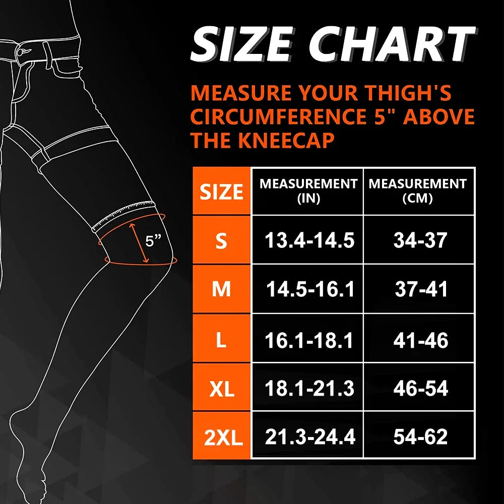 1/2Pcs Sport Full Leg Compression Sleeves Knee Brace Support Protector for Weightlifting Arthritis Joint Pain Relief Muscle Tear