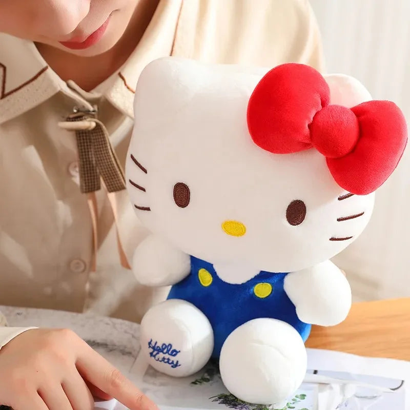 2 style Hello Kitty Anime Hello Kitty Stuffed Toys Plushier Soft Pillow Birthday Gifts For Girls Kawaii Hello Kitty Plush Dolls