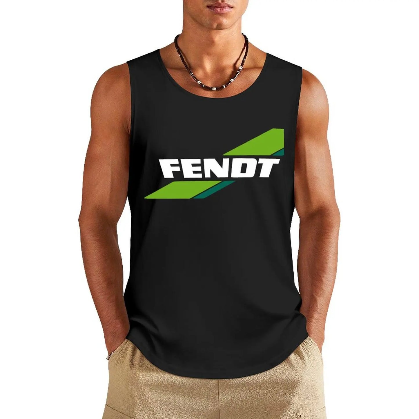 Fendt Tractors Logo Tank Top t-shirt gym man Gym t-shirt man Men's vest