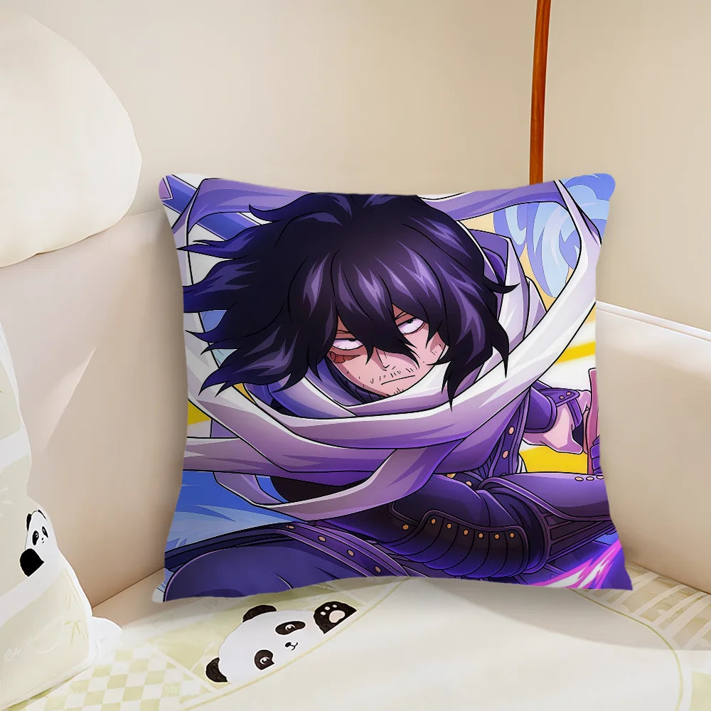 cushion a-Aizawa Head manga anime cover Plush Fabric Soft Double Eraser Sided Print Sofa Cushion Cover Throw Shota Pillow Covers