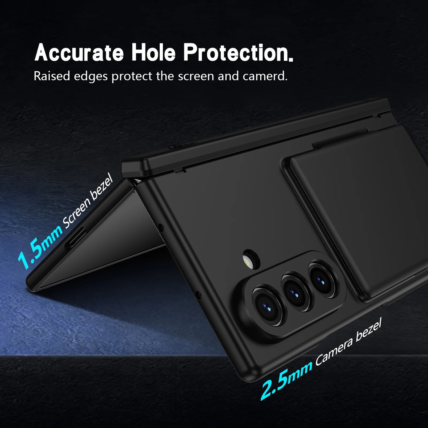 Case For Galaxy Z Fold 8 Ultra 7 6 Card Holder Wallet Kickstand Pen Slot Glass Screen Protector Hinge Shockproof Protective Case