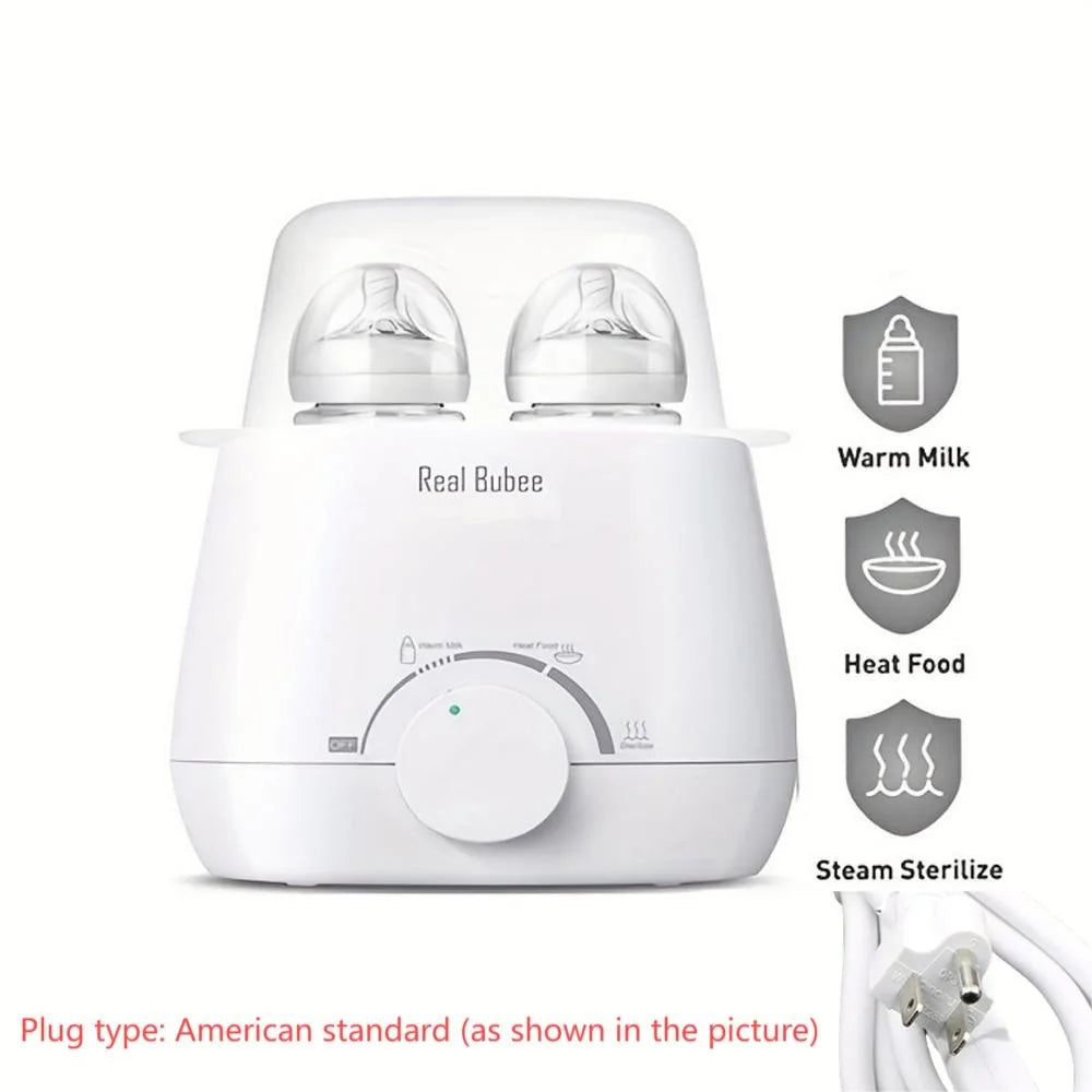 1pc Milk Warmer Liquid Thermostat, Double Bottle Warmer And Heater, Bottle Insulator，110V US plug