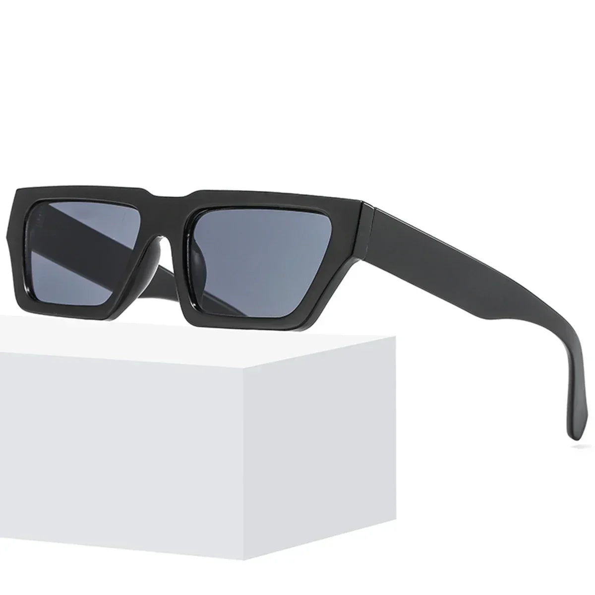 Square Sunglasses Men Women Retro Fashion Popular Sun Glasses Male Female Black Mirror Vintage Small Frame Oculos De Sol