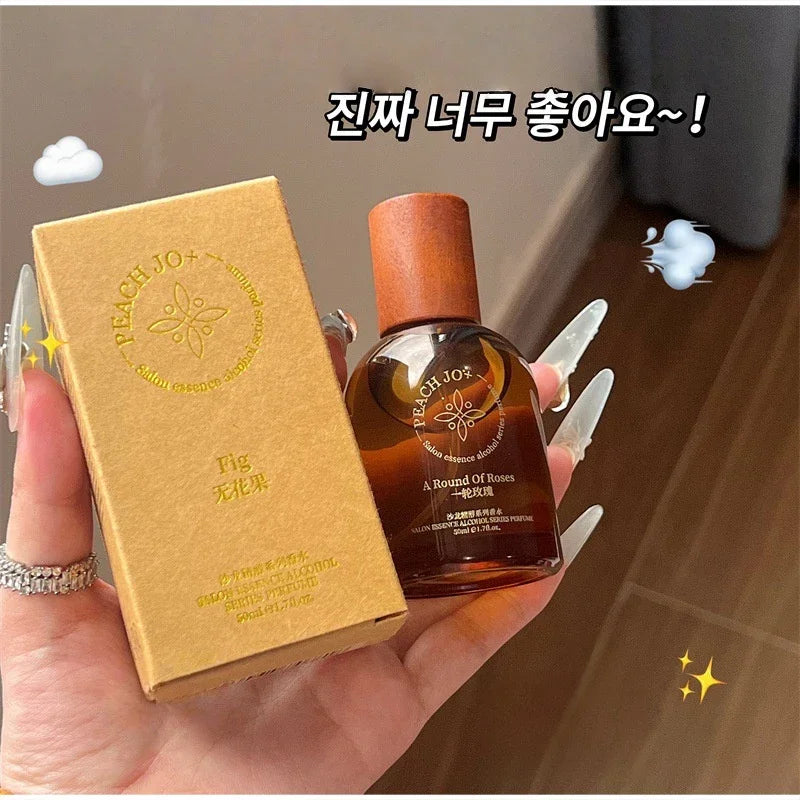 Korean Fresh Fig Sandalwood Perfume,high-end Romantic Rose Musk Woody Eau De Toilette Natural Long-lasting Fragrance Body Spray