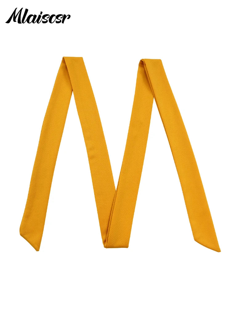 Mlaiscsr Fashion Slim Midi Dress Women Autumn Casual V-Neck Lace-up Long Sleeve Pencil Dresses Elegant Office Work African Robe