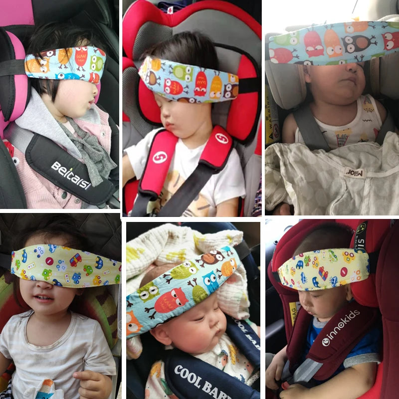 Baby Car Seat Head Support Strap Infant Stroller Safety Pillows Fastening Belt Adjustable Boy Girl Playpens Baby Head Positioner