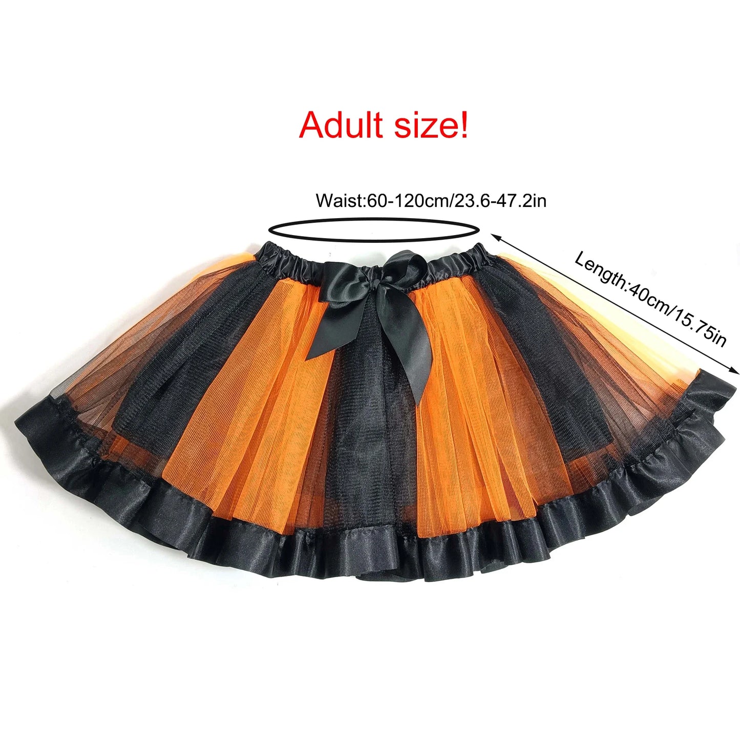 Kids Girls' Adult Women Halloween Witch Skirt Set Boasts A Breathable Ultra Soft Lining Ideal for Children's  Parties