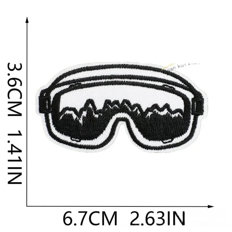 Halloween Themed Style Embroidere Costume Punk DIY Sewing IronCostume Hot Stick Patch