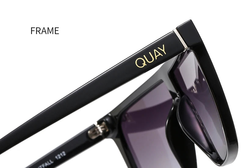 Brand Fashion Sunglasses Women Men Design Square Quay Sun Glasses for Women Retro Nightfall Female Shades Gafas Oculos UV400