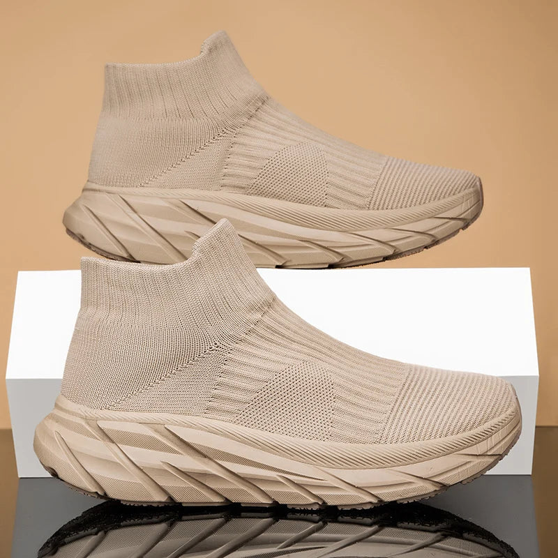 Men Running Walking sock Shoes winter boots Casual Sneakers plush warm shoes Sport shoes Lightweight Men Sneakers Casual Shoes