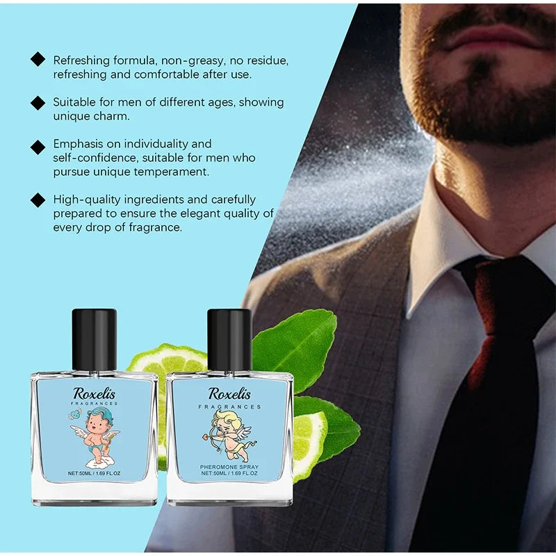 Cupid Perfume Original Cologne Perfume Natural Contain Pheromone Lasting Fragrance Floral Plant Fragrance Fresh Charm Perfume