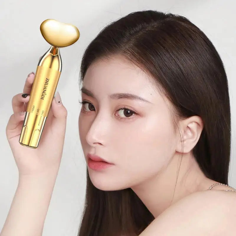 Electric Facial Beauty Devices Face Lifting Anti Wrinkle Facial Eye Massage With Face Cream Introducer Skin Rejuvenation