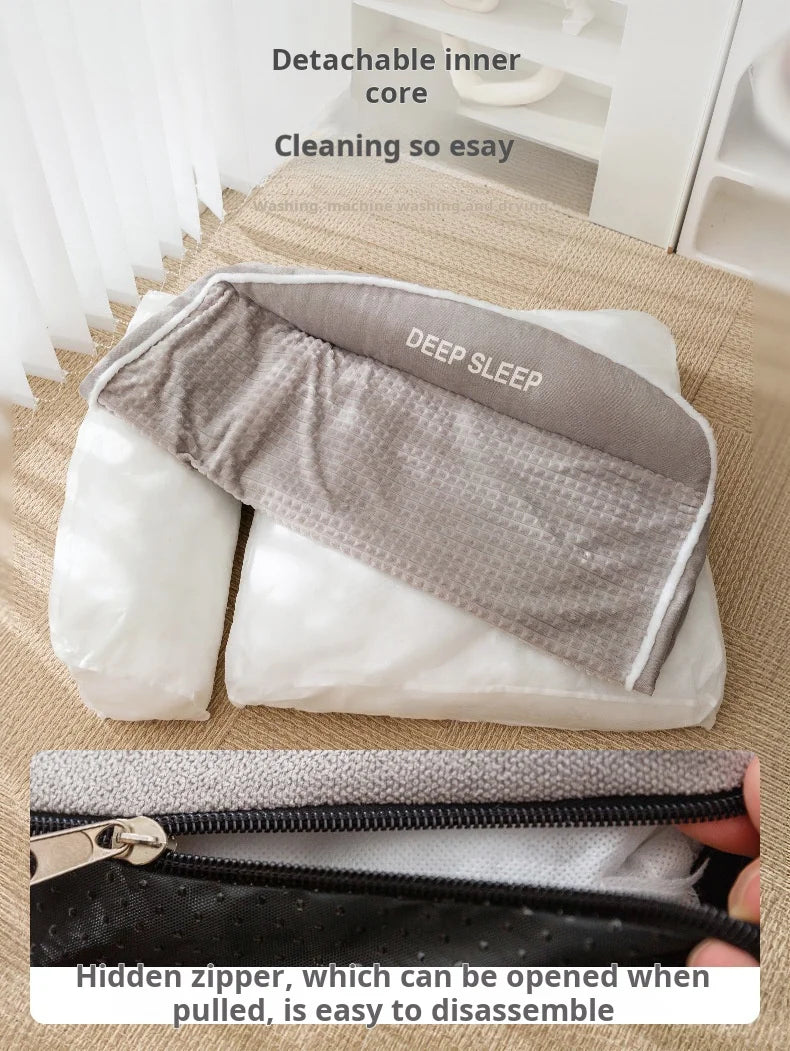 Winter Warm Pet Bed Velvet Handmade Plush Dog Sofa Orthopedic Non-slip Bottom Washable Memory Foam Dog Bed for Large Dogs