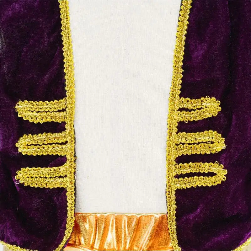 Boys  Arabian Prince Costumes Suit Halloween Party Stage Performance Outfits Kids Vest Pants Belt Street Wear Clothes