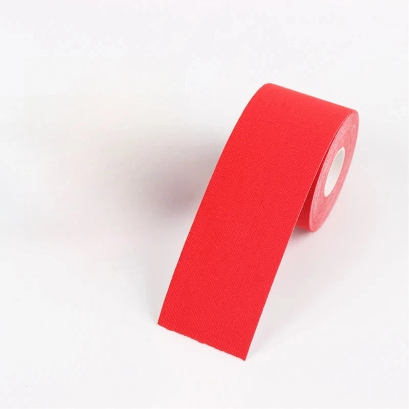 2.5cm Sports Kinesio Tape Muscle Kinesiology Elastic Knee Pain Relief Strain Patch Athletic Recovery Stickers Fitness Bandages