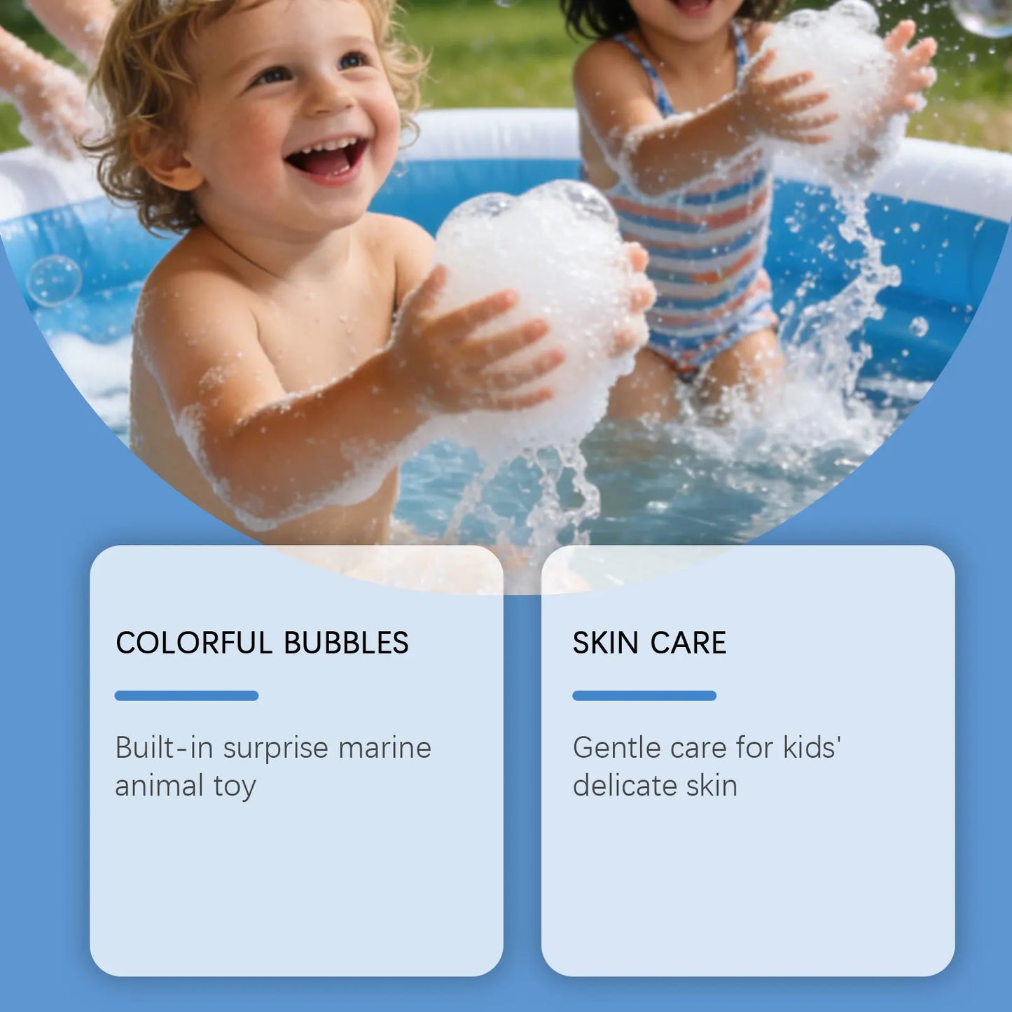 Kid Bath Bombs Inside Hidden Surprise Gentle Cleanse Colorful Rich Bubble Funny Relaxing Kid Bath Toys Children Shower Gift Set