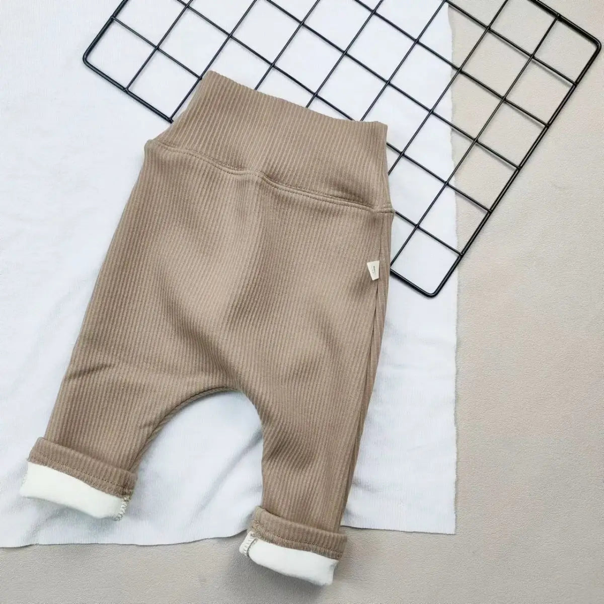 0-3Y Baby Winter Underpants Korean Edition Baby Autumn Winter Clothing Girl High Waist Plush Boys' Warm Underpants