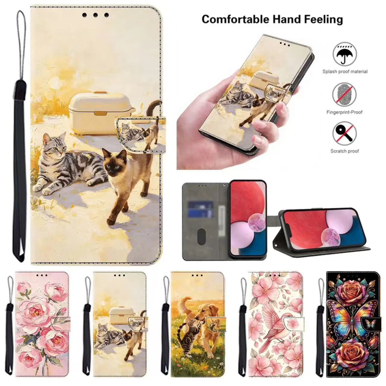 3D Magnetic Flip Leather Cover Wallet Case For iPhone 17 17e 16e 16 15 14 13 12 11 X Xr Xs 8 7 6 6s SE Mini Air Pro Max Plus