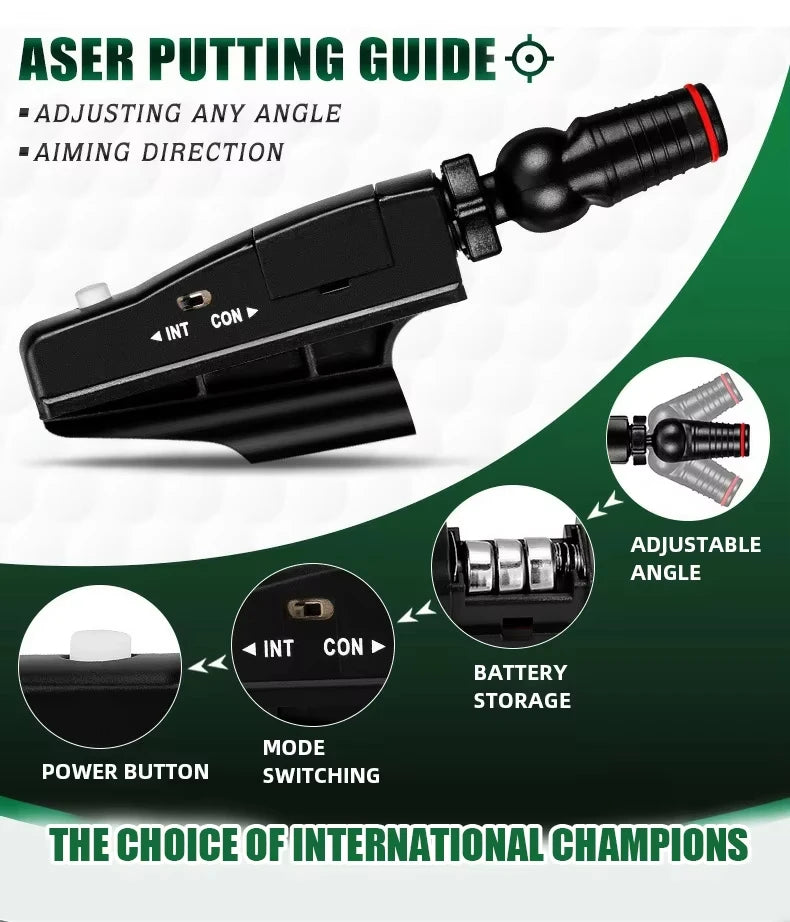 New Golf Putter Sight Portable Golf Putting Trainer ABS Golf Putt Putting Training Aim Improve Line Aids Corrector Tools