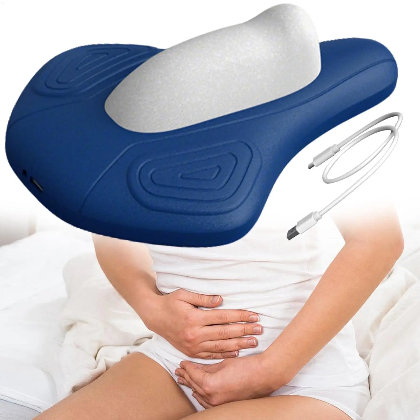 Pelvic Floor Muscle Trainer 4-Mode Massage Repair Cushion USB Rechargeable Electric Sphincter Bladder Exerciser for Men Women