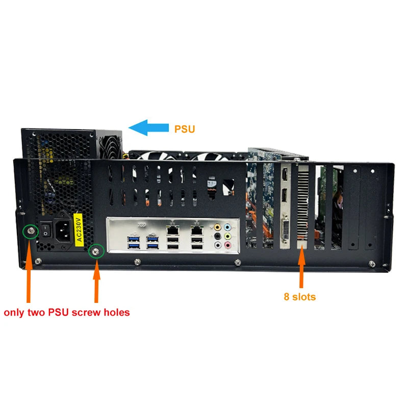 DIY PC Test Bench Open Chassis Rack for ATX/M-ATX/ITX Motherboards Solid Open Air Simple Rack DIY Computer Case Easy to Assemble
