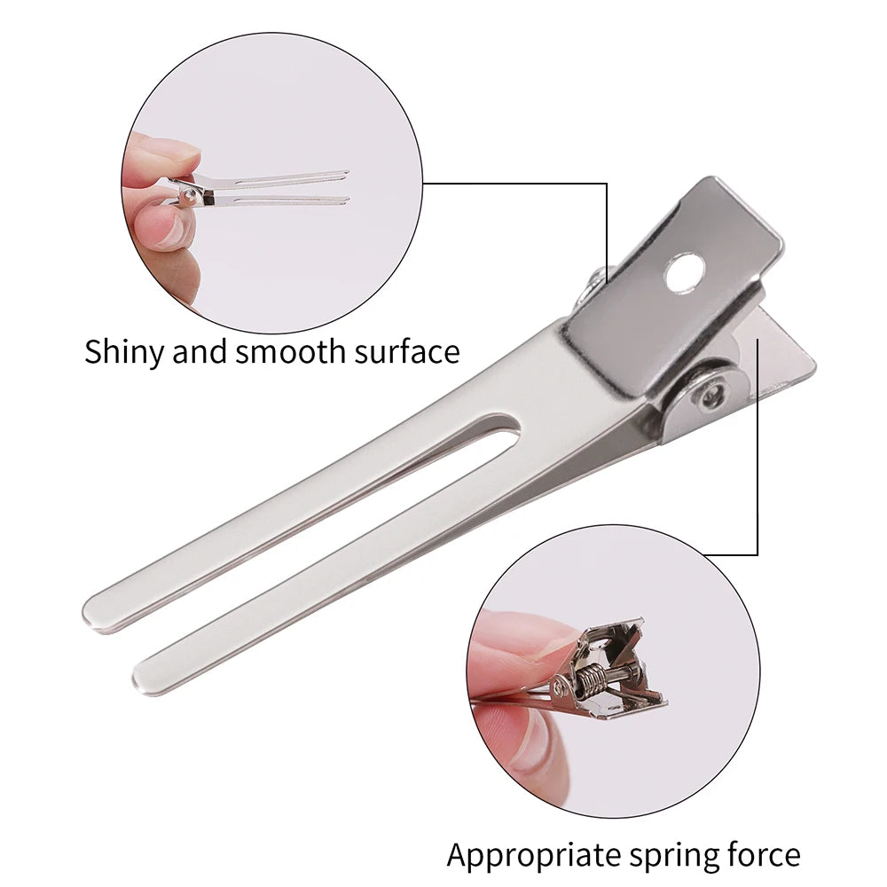 12/35/50/70/80Pcs Positioning Metal Hair Clips Hairpins for Women Styling Tools Barber Hair Cut Clamps DIY Curls for Salon