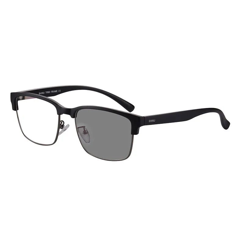 Photochromic Reading Glasses Man Intelligent Glasses Progressive Multifocal Optical Lenses Anti Blue Light Or Radiation Glasses