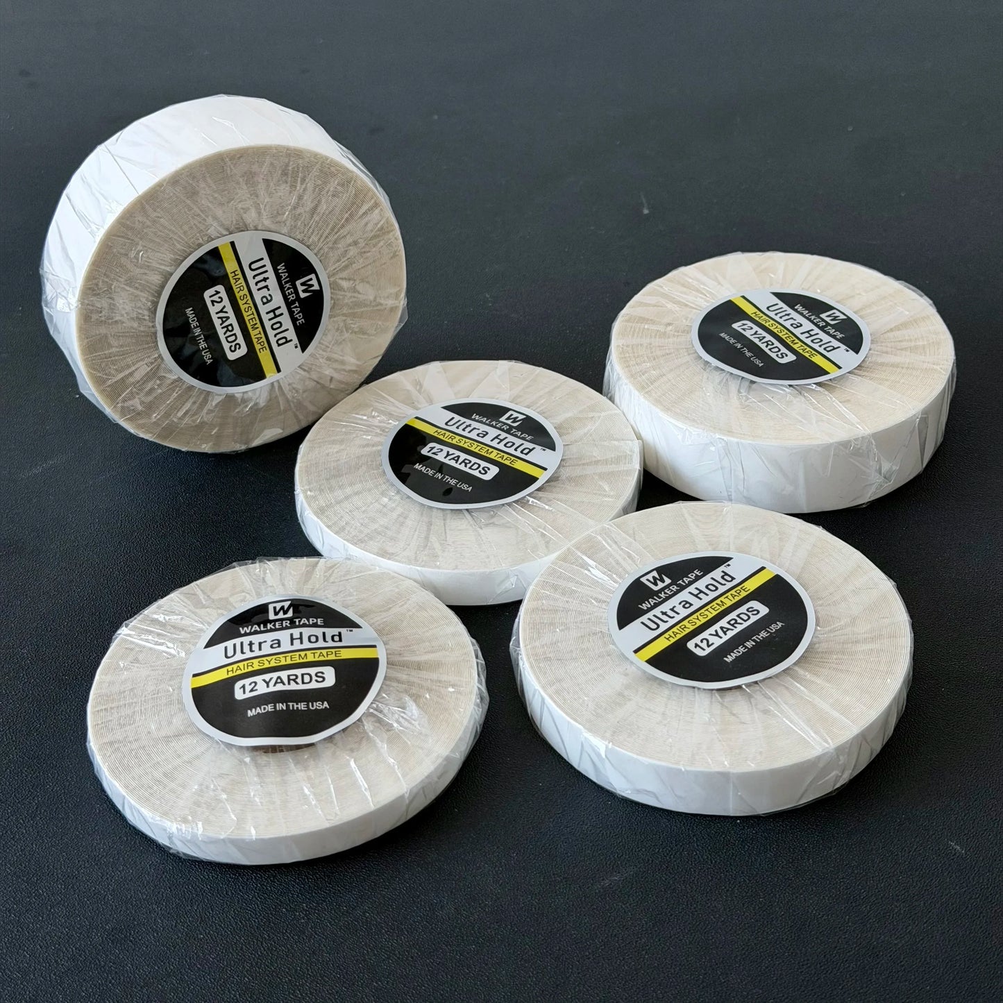 Walker Tape Ultra Hold Lace Front Hair System Tape 3/12Yards 4Sizes 0.8/1.0/2/2.54cm Strong Adhesive Wig Toupee Tape