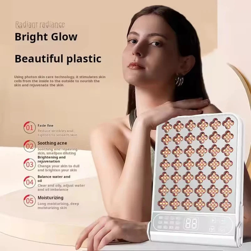 NEW Red Light Therapy Led Facial Infrared Panel 4 Wavelengths 415nm 590nm 630nm 850nm Light LED Beauty Devices for Face and Body