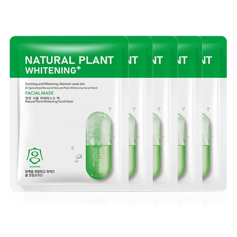 GONGPEI Whitening Face Mask Moisturizing Anti Wrinkles Anti-Aging Nicotinamide Vitamin C Facial Masks Korean Skin Care Cosmetics