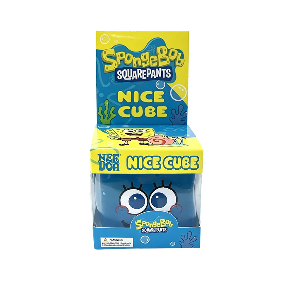 Squishy In Stock SpongeBob Squishy Stress Relief Cube Toy, Malt Sugar Slow Rebound Squeeze Fidget Toy Birthday Gift