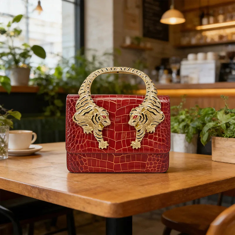 Unique Leisure Diaper Bag Stylish Clutch Mini Messenger Purse Solid Color Leather Handbag Original Retro Women's Tote
