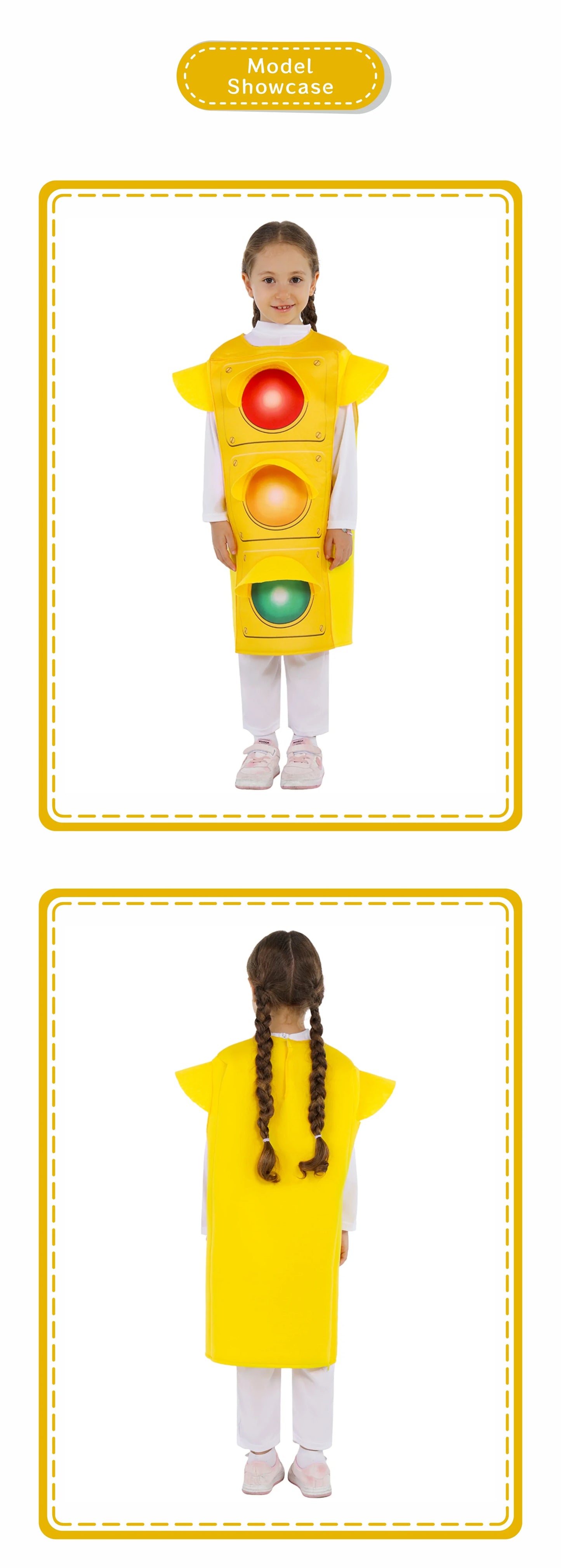 Halloween Traffic Light Cosplay Costume Prescool Theme Party Stage Show Outfit Carnival Festival Performance Dress Up New # 1 #