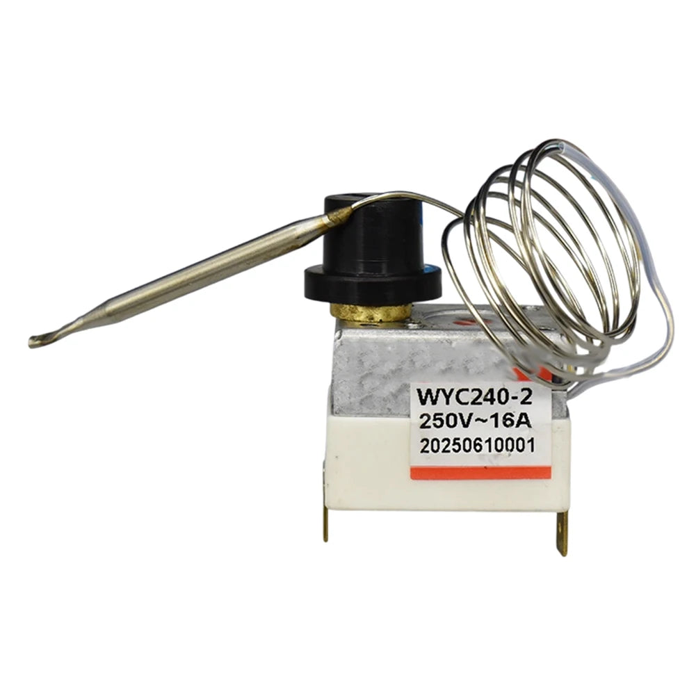 Temperature Control Thermostat for Electric Fryer up to 240 Degrees Celsius with Safety Mechanisms for Stable Frying Results