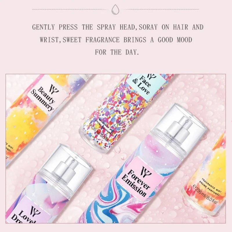 Women Secret Flower Season Perfume 236ml Body Mist Victoria Charm Lasting Body Spray Fresh Fruity Deodorant Purifying Air Spray