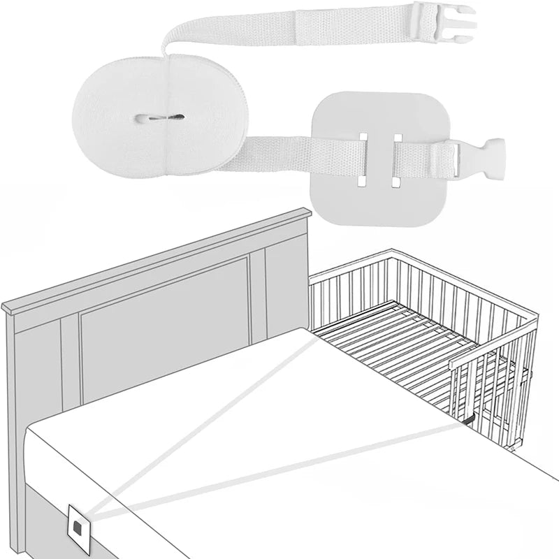 1PC Bed Connector Mattress Strap Belt Sheet Baby Fixing Fasteners Holder Crib Bridge Ropes Straps Twin Connecting Twins Fixation