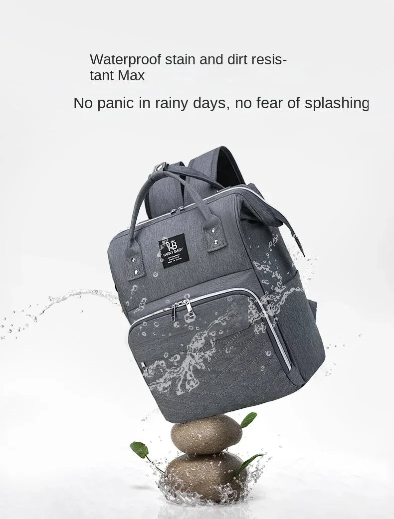 Mother Large Capacity Nappy Backpacks with Changing Mat Convenient Baby Nursing Bags Mommy Diaper Bags Baby Stroller Hanging Bag