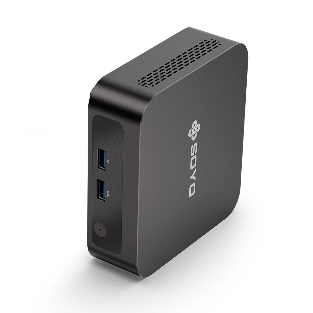 SOYO Mini PC Y5 Air Intel i5 4th CPU with 8GB RAM 128GB M.2 SSD  Mini Desktop Computer Dual 4K Display, WiFi 5, BT4.2, USB-C