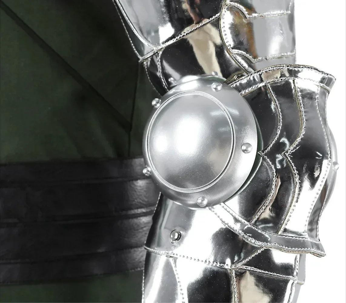 Halloween Black Doom Cosplay Costume Vest Pants Cloak Outfit Full Set and Individual Items Are Sold Man Battle Suit Custom Made