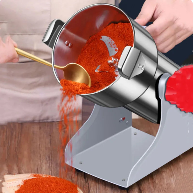 220V 1000g/2000g Grains Spices Herbal Cereals Coffee Dry Food Grinder Mill Grinding Machine Gristmill Home Flour Powder Crusher