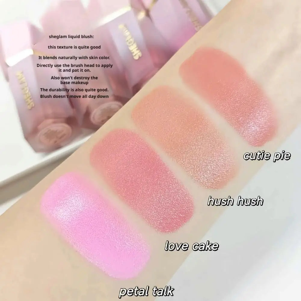 SHEGLAM Drop Ship Make Up Liquid Blush Facial Nourishing Blusher Gel Cream Multi-purpose Lip Gloss Makeup Blush Wholesale
