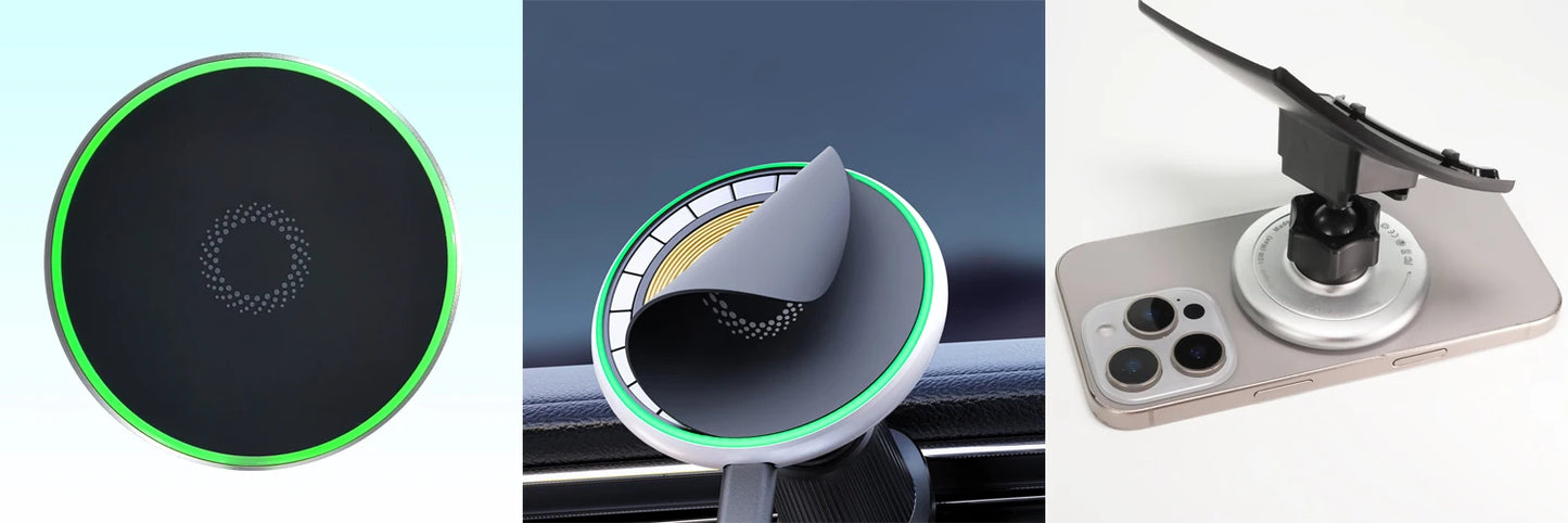 For Ford Fiesta MK8 2017-2020 2021 2022 Car Phone Holder Fixed to Screen Car Magnetic MagSafe Wireless Charger Mount Accessories
