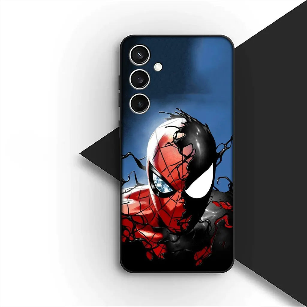 Cover Venom Spider Man Marvel Spiderman Phone Case for OPPO A18 A16 A80 A40 A17 A15 A38 A78 A79 A54 A57 A58 A60 4G 5G Casing
